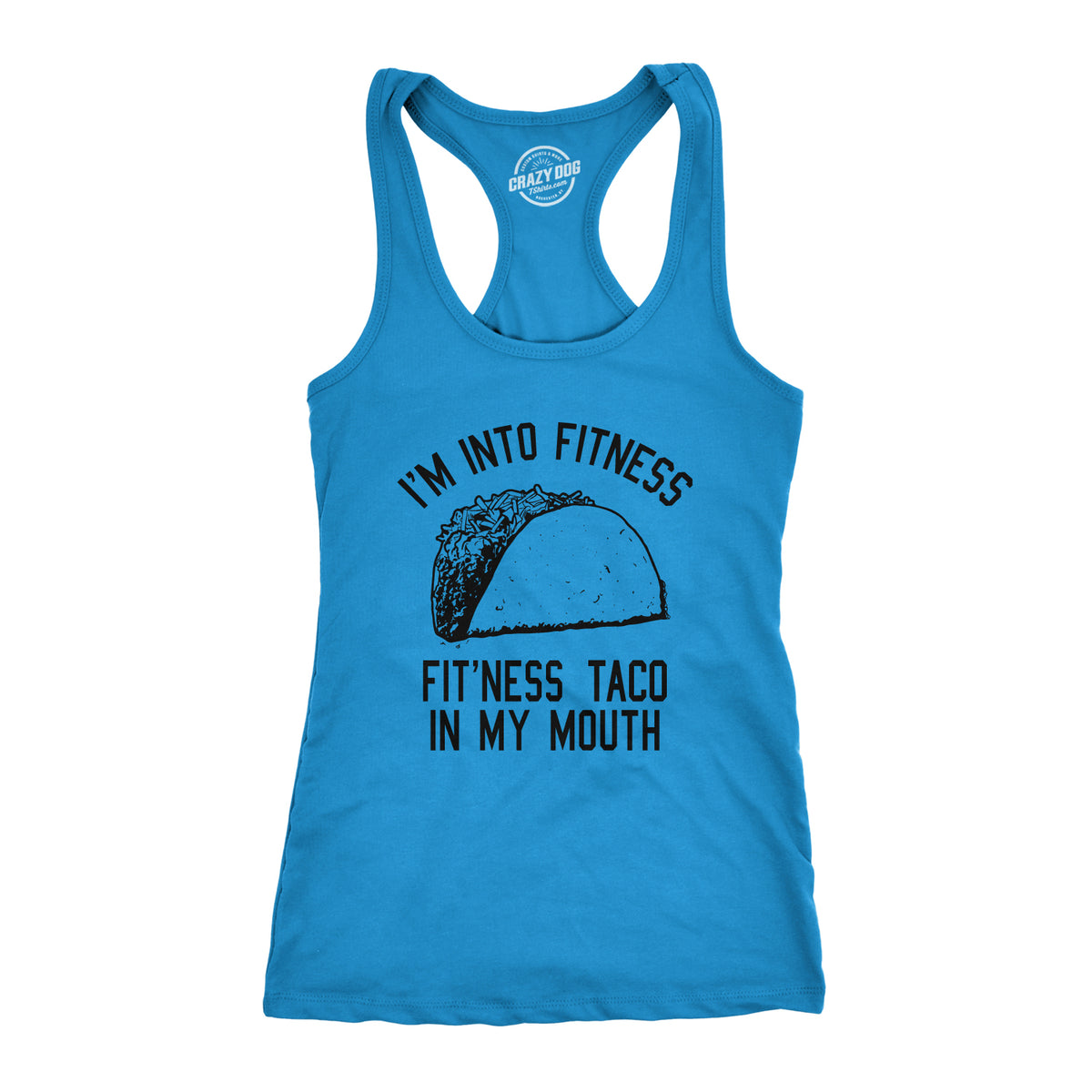Funny Turquoise Womens Tank Fitness Taco In My Mouth Tanktop Funny Cinco De Mayo Shirt Womens Tank Top Nerdy Cinco De Mayo Fitness Tee