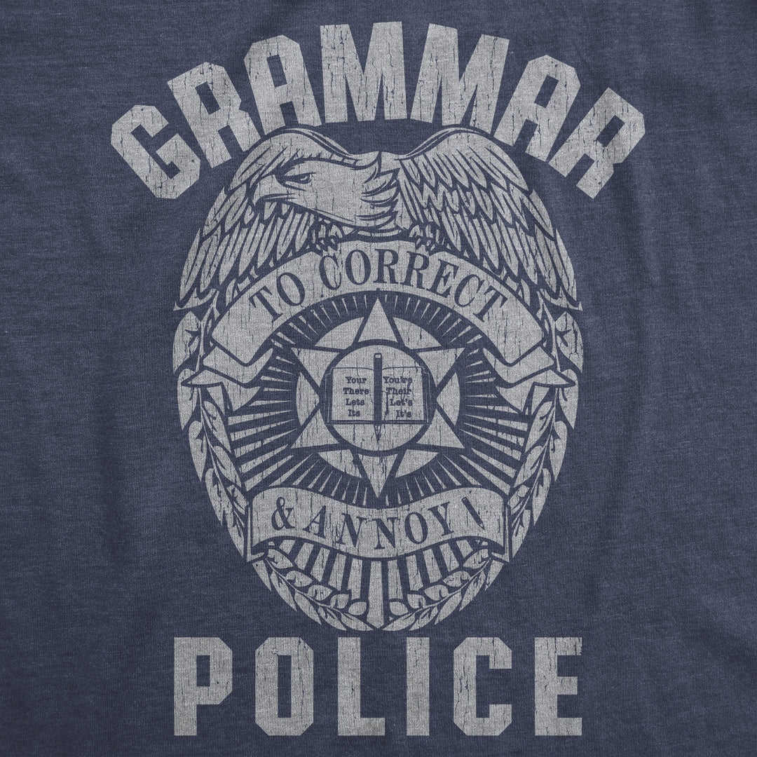 Grammar Police Men's T Shirt