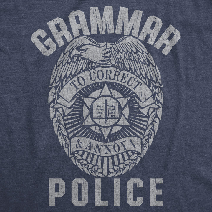 Grammar Police Men's T Shirt