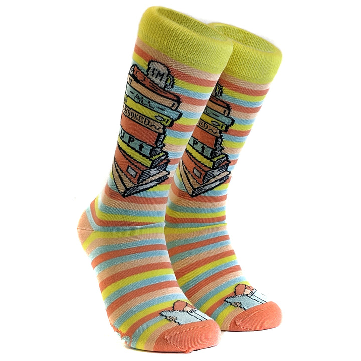 Women I'm All Booked Up Socks