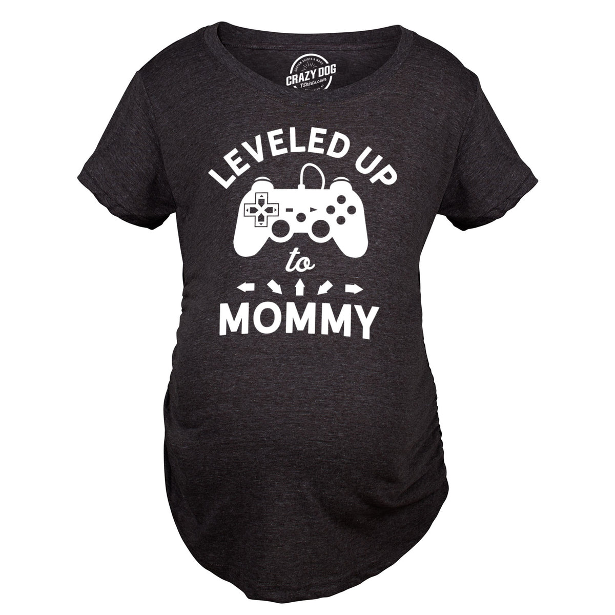 Leveled Up To Mommy Maternity T Shirt