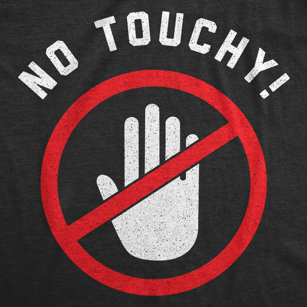No Touchy Maternity T Shirt