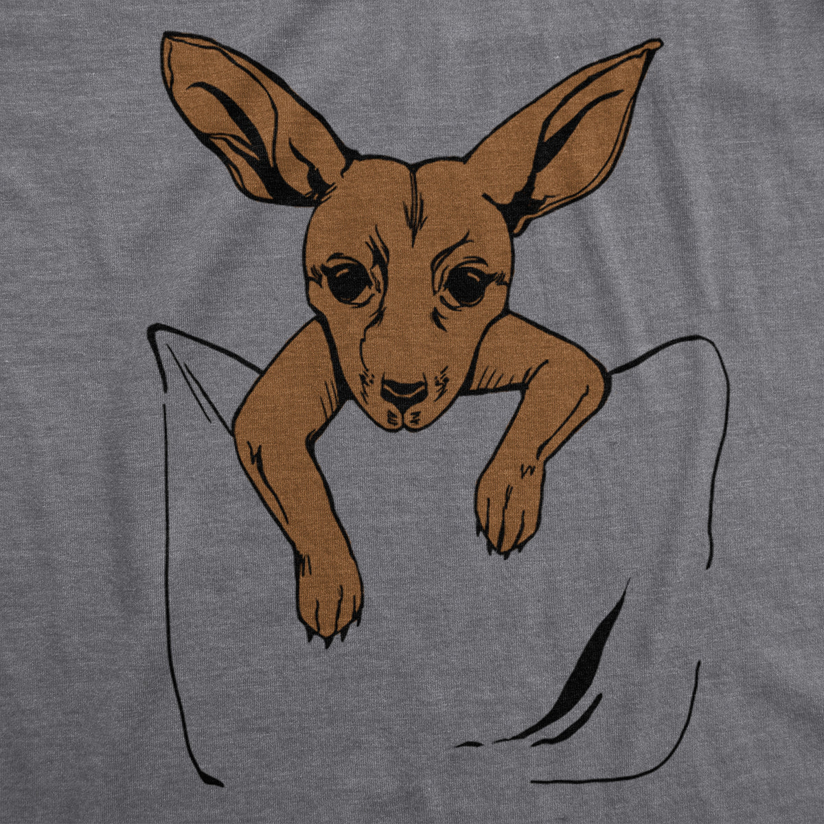 Peeking Kangaroo Maternity T Shirt
