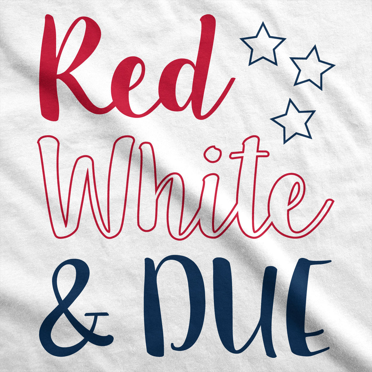 Red White And Due Maternity T Shirt