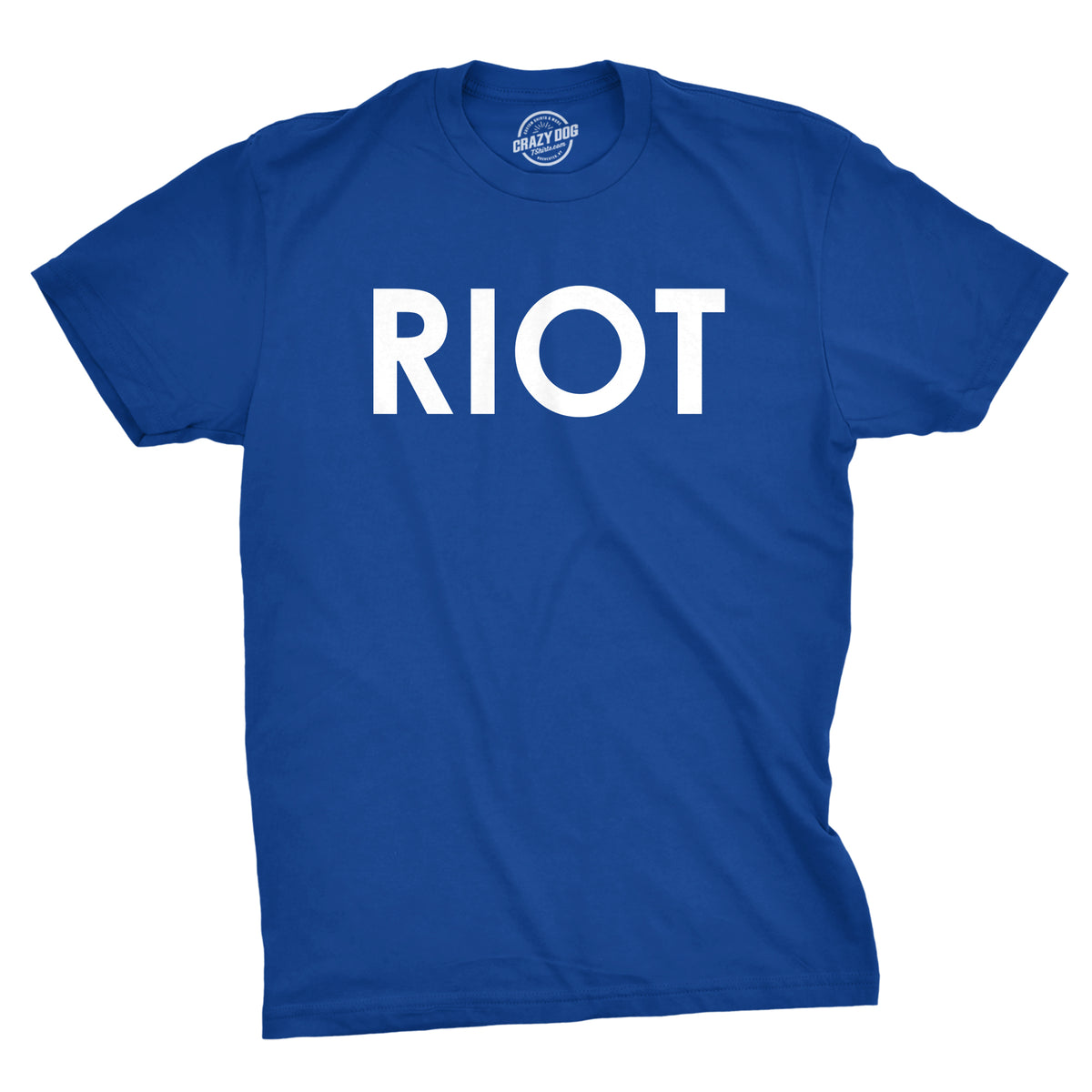 Funny Royal Riot Mens T Shirt Nerdy Political Tee
