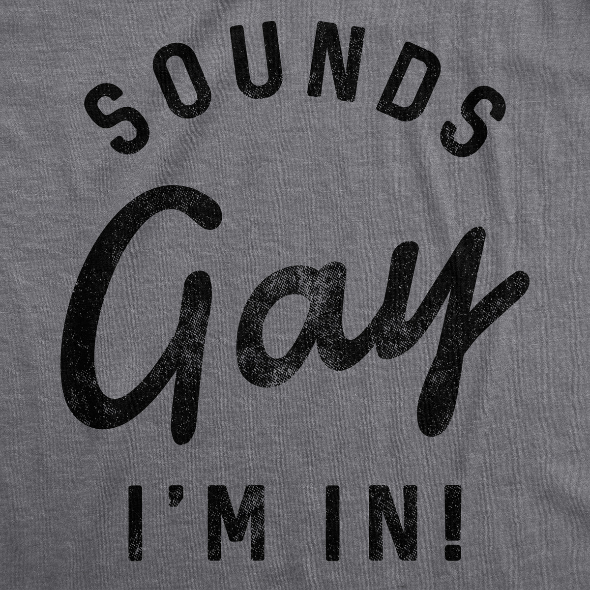 Sounds Gay I&#39;m In Men&#39;s T Shirt