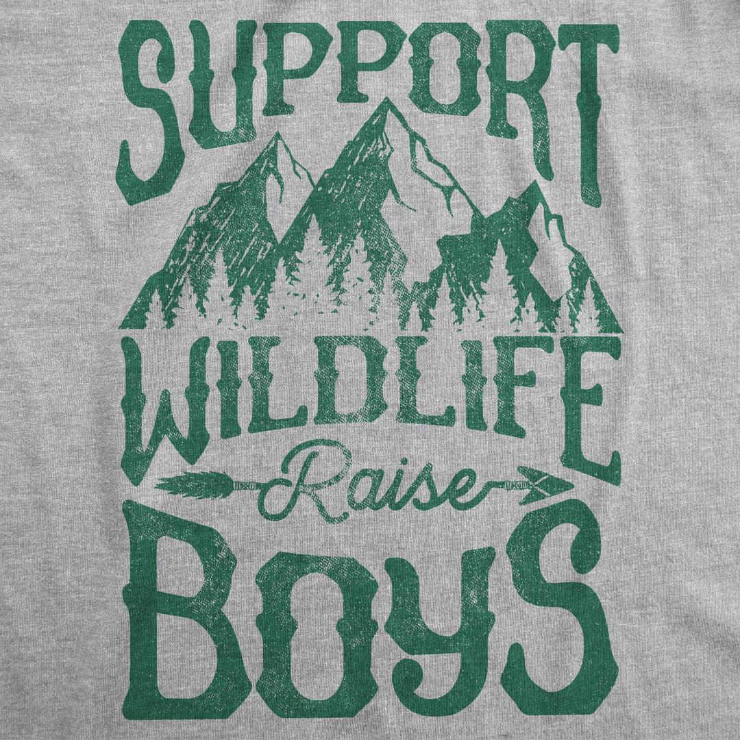 Support Wildlife Raise Boys Women's T Shirt