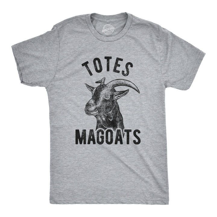 Funny Light Heather Grey Totes McGoats Mens T Shirt Nerdy TV & Movies Tee