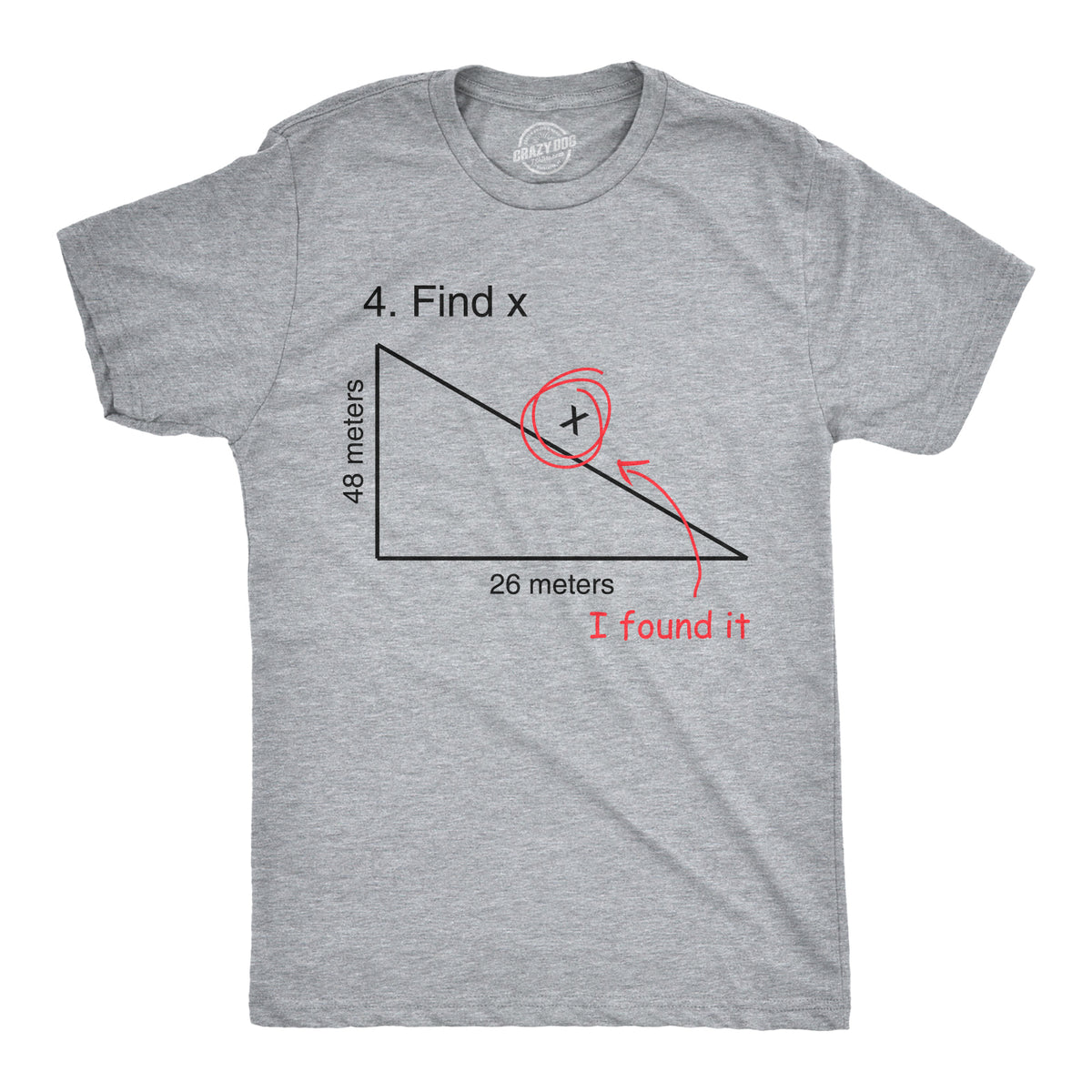 Funny Light Heather Grey - Find X Find X Mens T Shirt Nerdy Science Tee