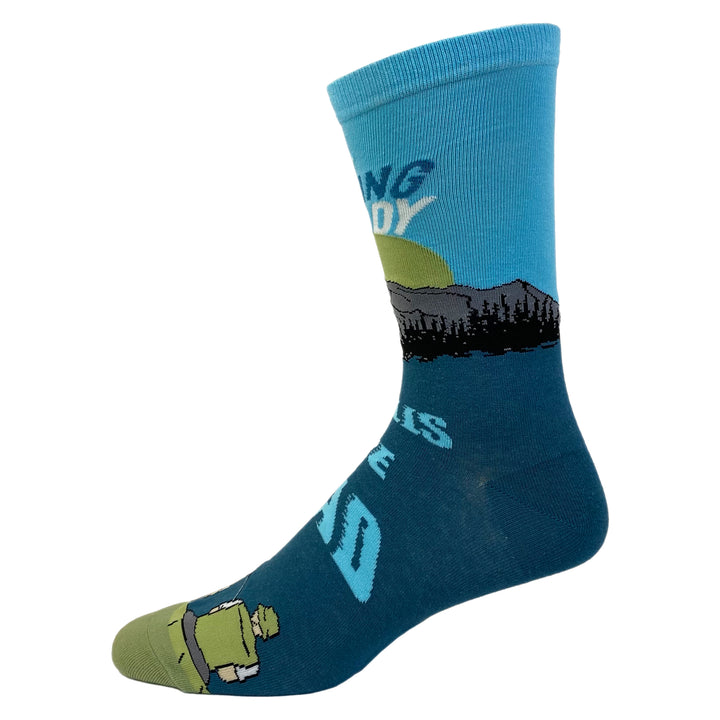 My Fishing Buddy Calls Me Dad Socks