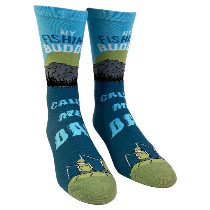 My Fishing Buddy Calls Me Dad Socks