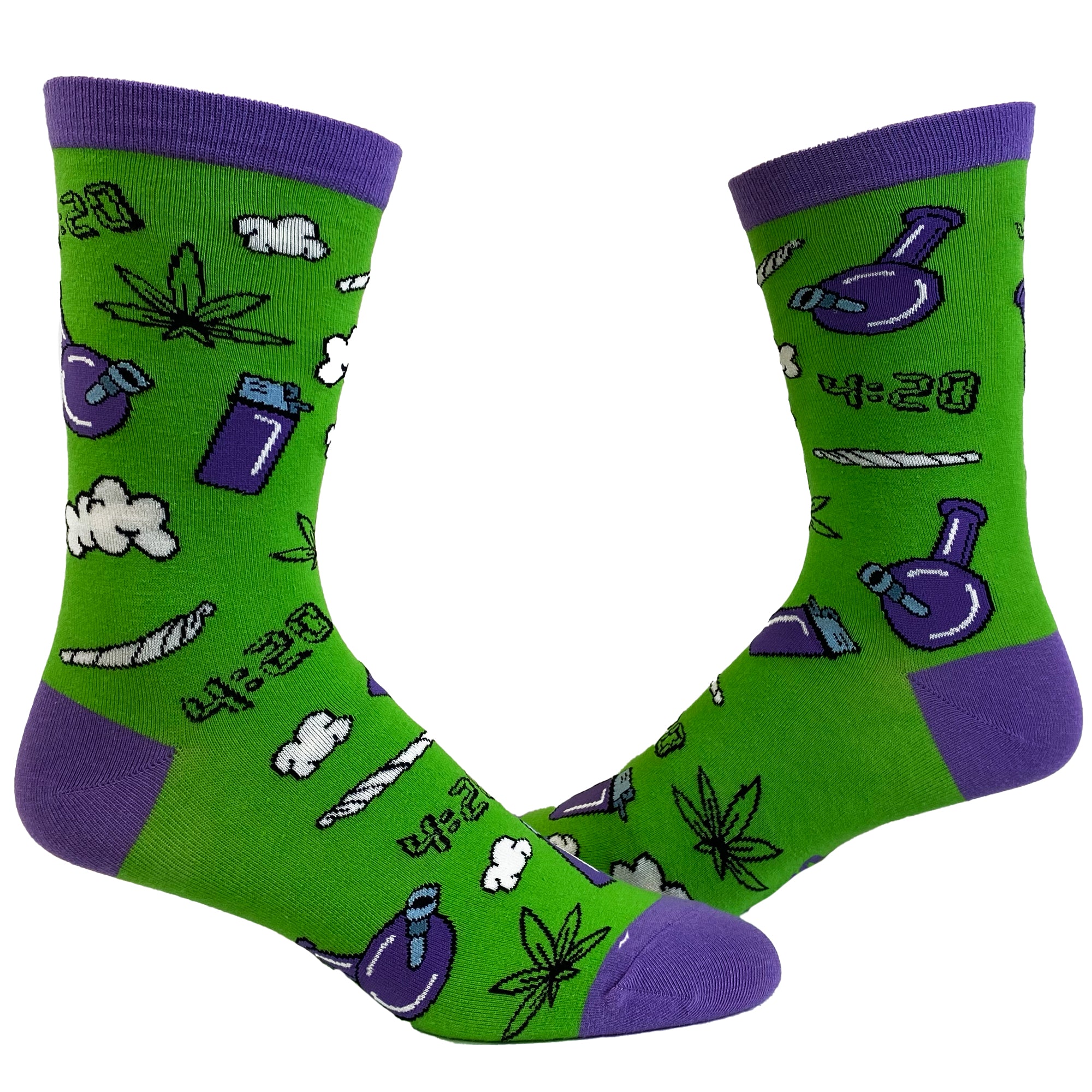 Funny 420 Time Womens 420 Weed Sock Nerdy 420 Tee