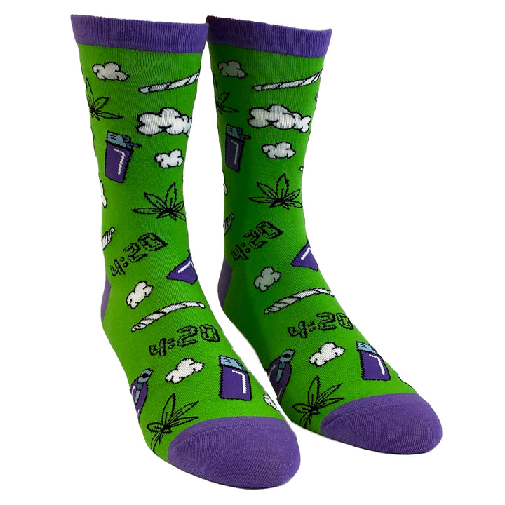 Womens 420 Weed Socks