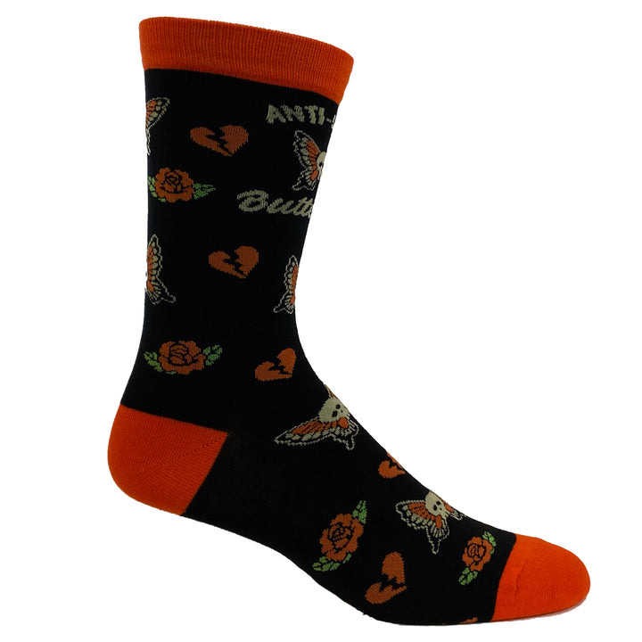 Womens Anti Social Butterfly Socks