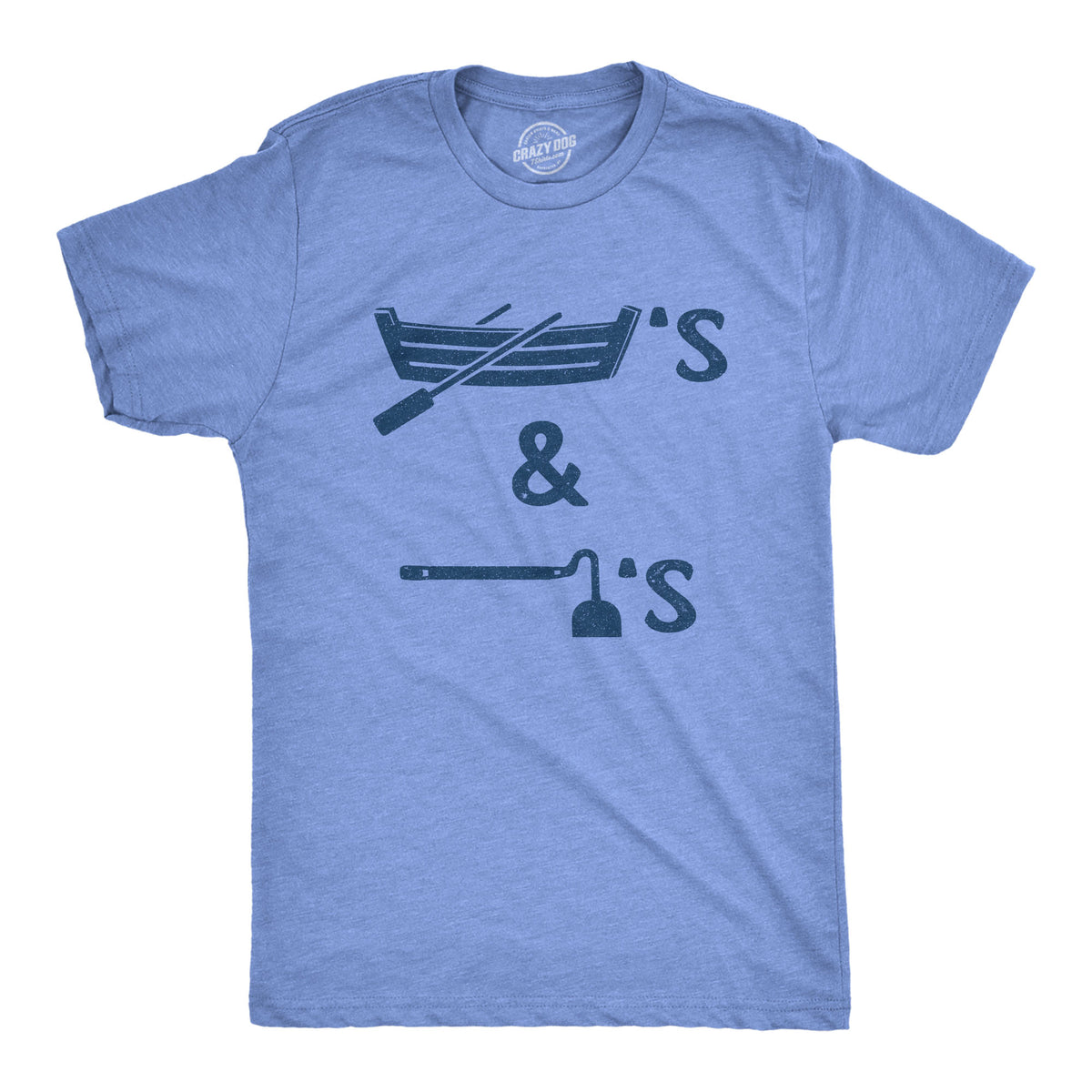 Funny Heather Light Blue - Boat and Hoe Boats And Hoes Mens T Shirt Nerdy Cinco De Mayo Food Tee