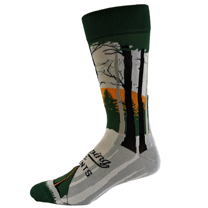 Mens Camping Is In Tents Socks
