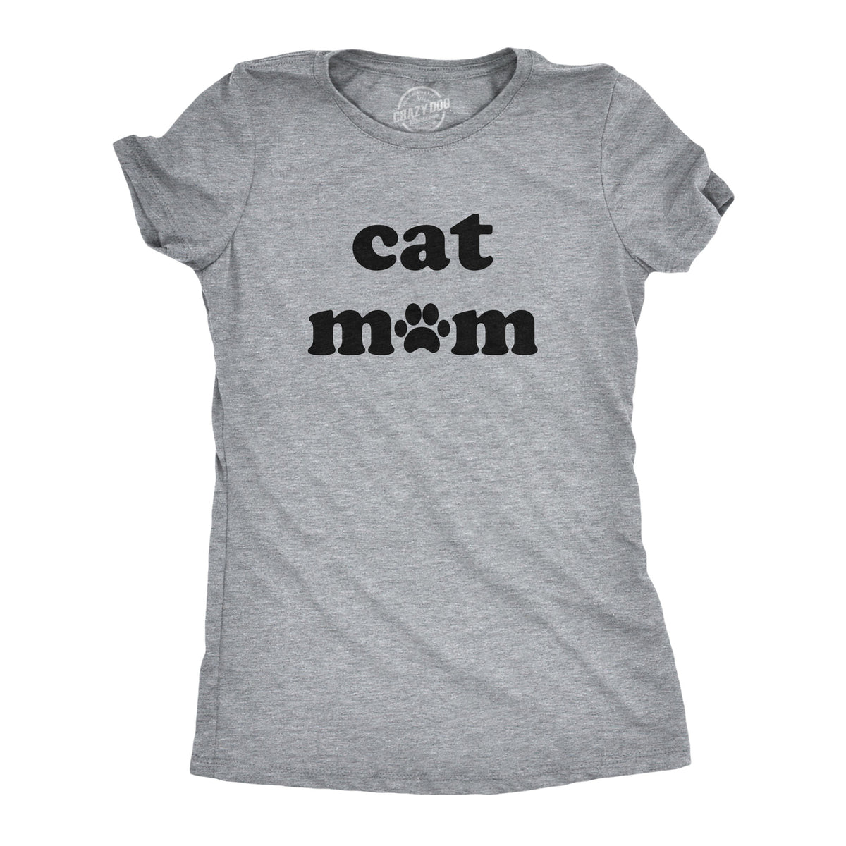 Funny Light Heather Grey - Cat Mom Cat Mom Womens T Shirt Nerdy Mother&#39;s Day Cat Tee