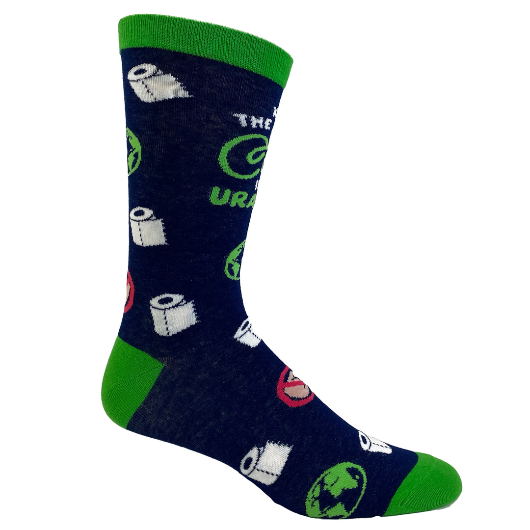 Mens Keep The Earth Clean It's Not Uranus Socks