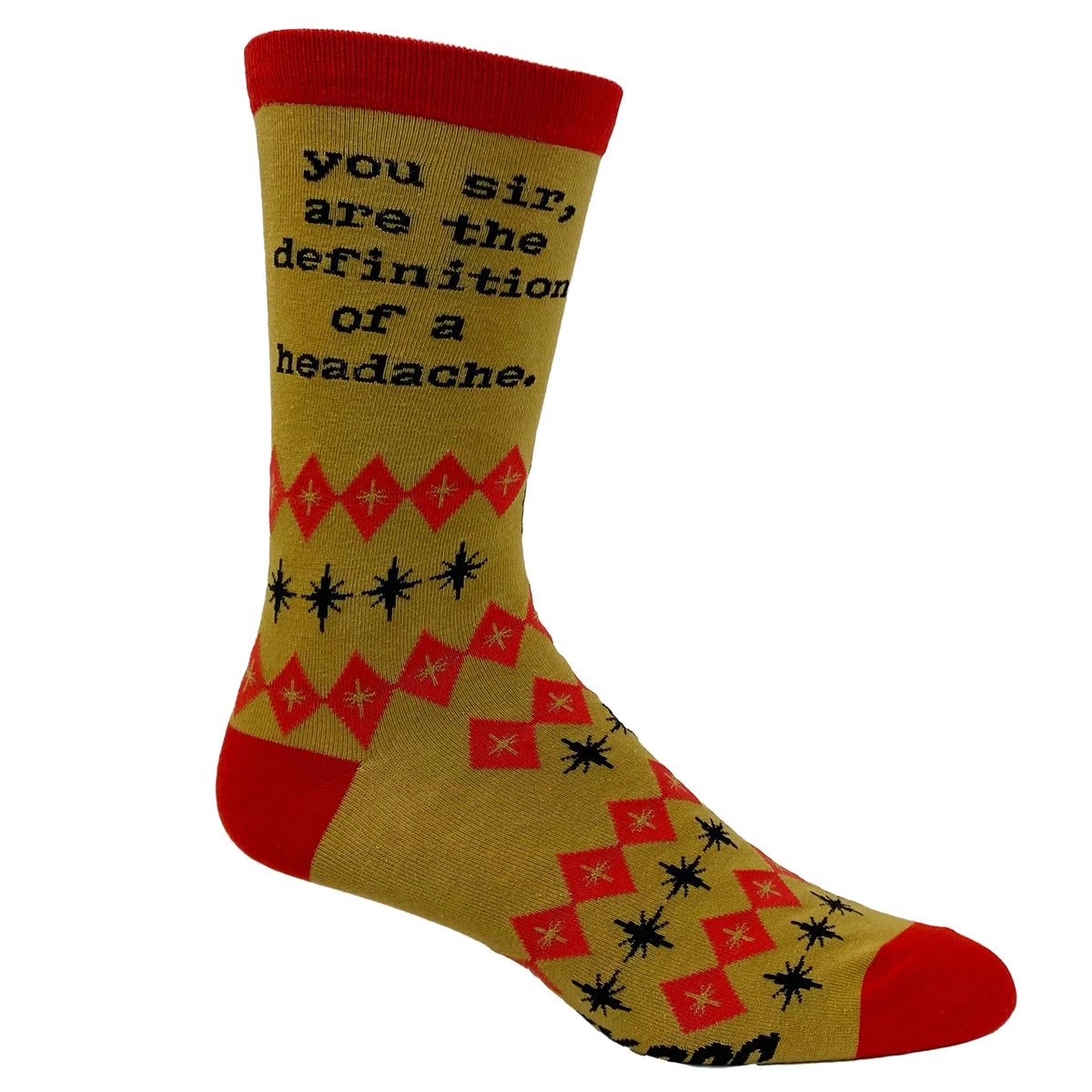 Men&#39;s Funny Sarcastic Socks Humorous Introvert Retro Vintage Footwear