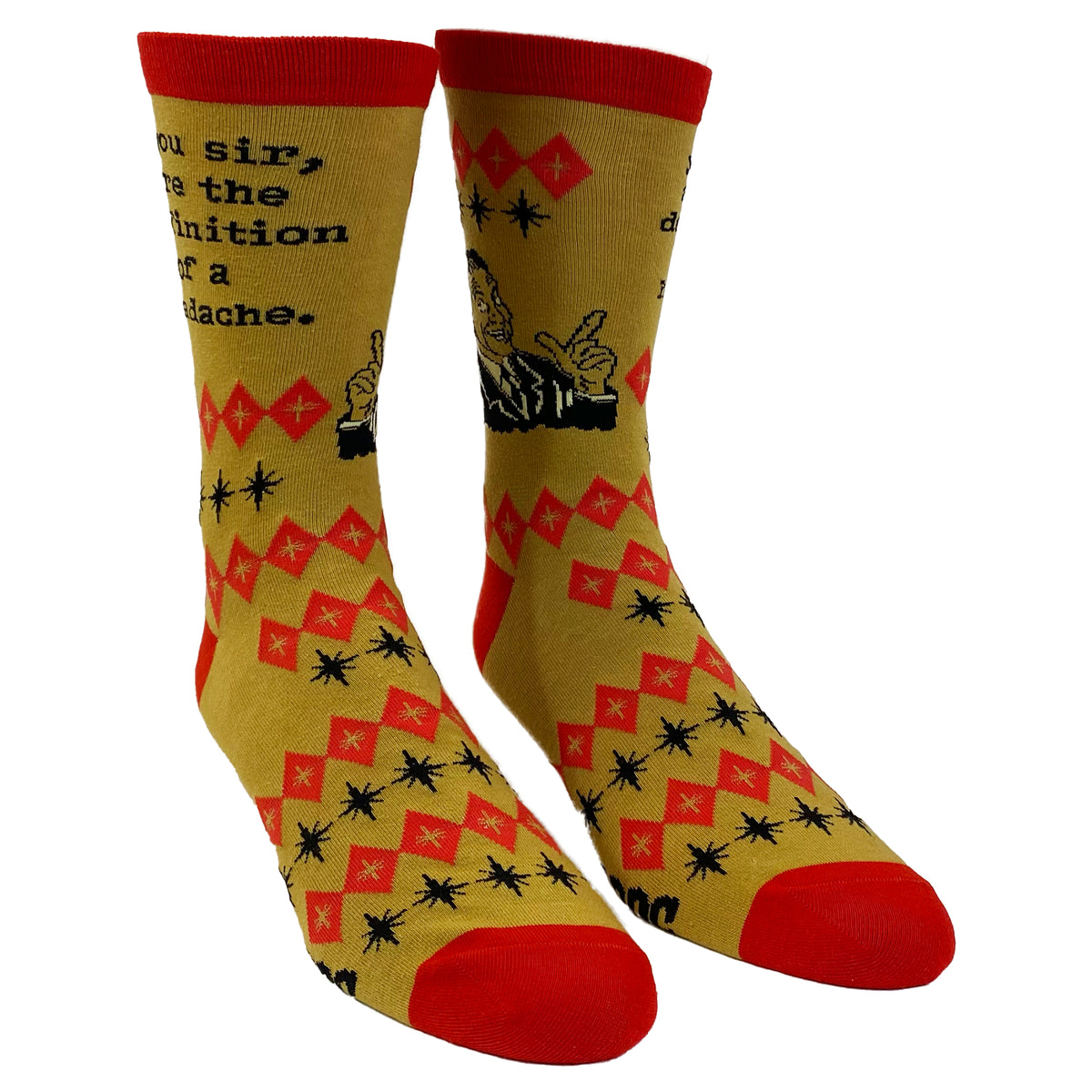 Men&#39;s Funny Sarcastic Socks Humorous Introvert Retro Vintage Footwear