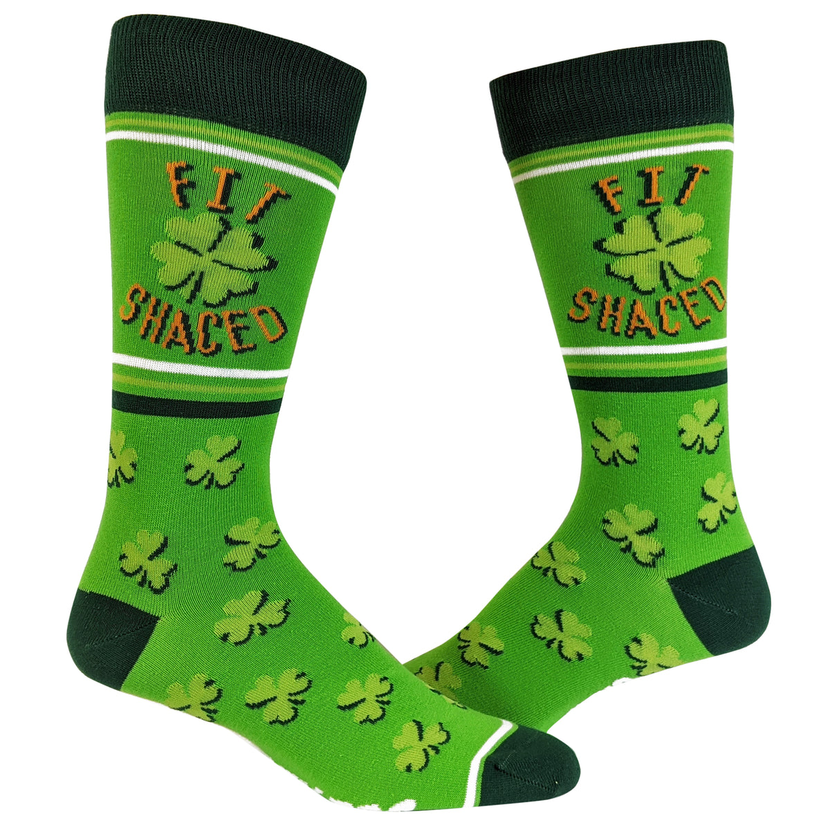 Funny Fit Shaced Sock Nerdy Saint Patrick&#39;s Day Drinking Tee