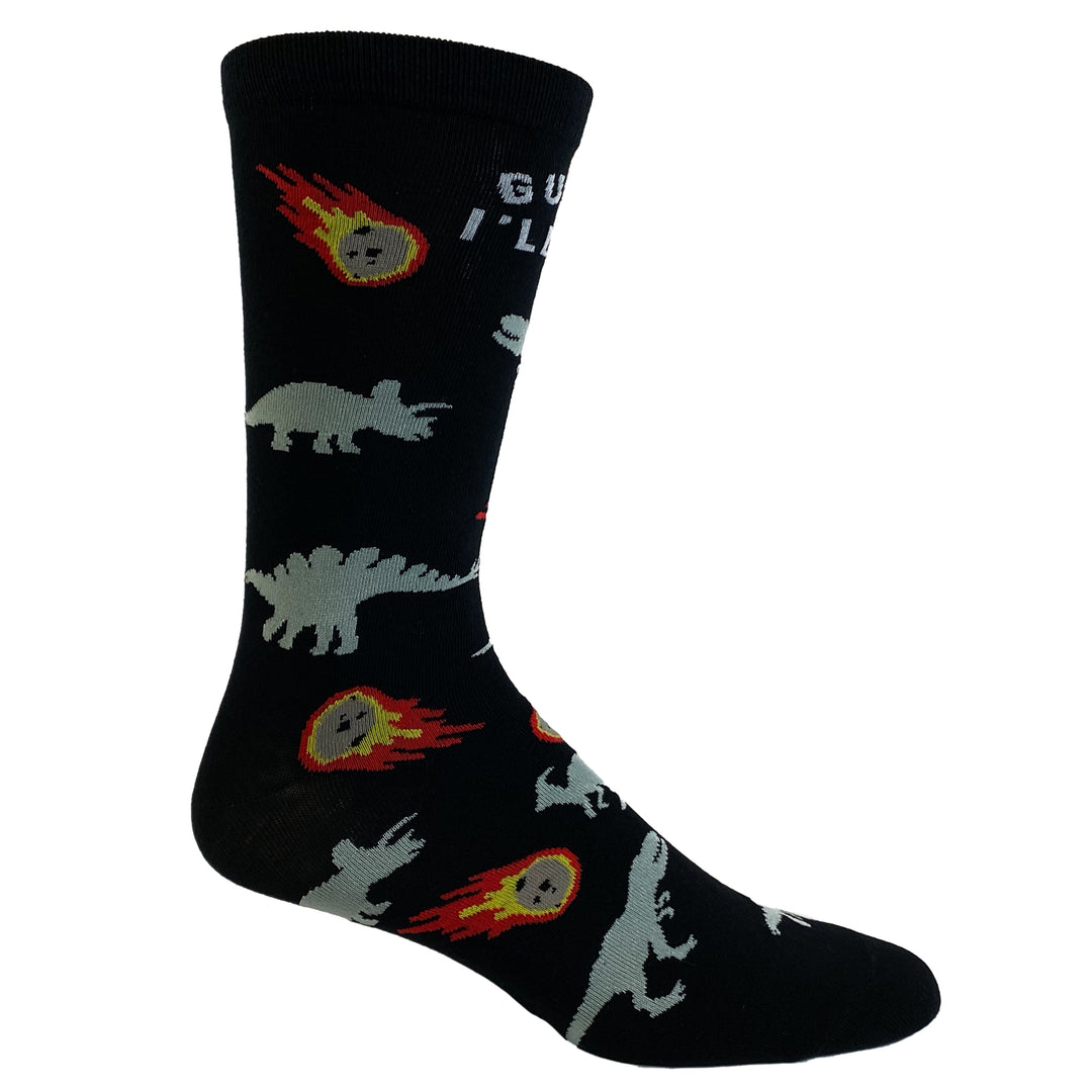 Men's Life Is A Tornado Socks Funny Stormy Twister Joke Footwear
