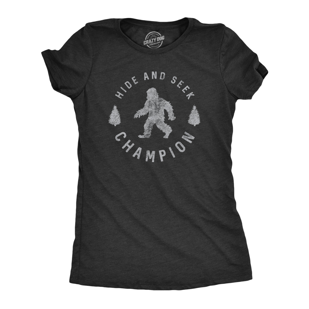 Funny Heather Black - Hide and Seek Hide And Seek Champion Womens T Shirt Nerdy Camping Tee