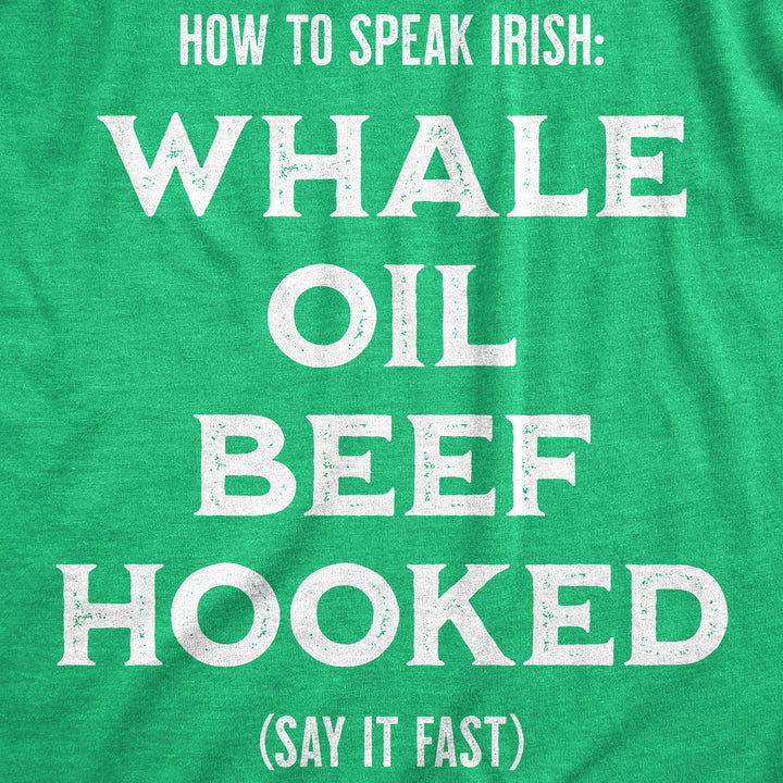 How To Speak Irish Men's T Shirt