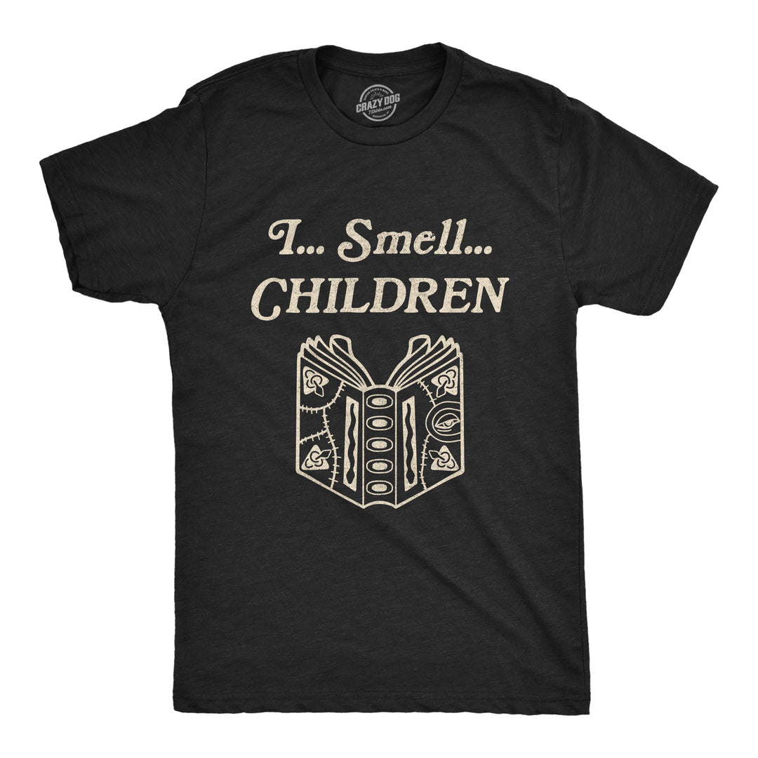 Funny Heather Black I Smell Children Mens T Shirt Nerdy Halloween TV & Movies Tee