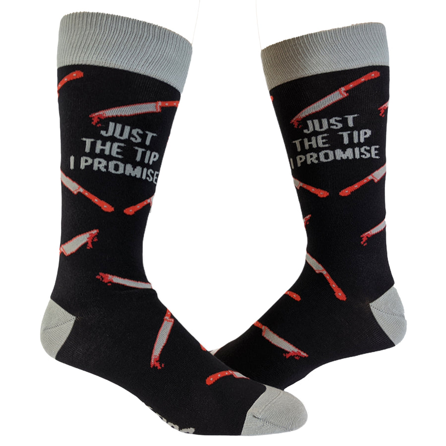 Funny Black Just The Tip I Promise Sock Nerdy Halloween TV & Movies Tee