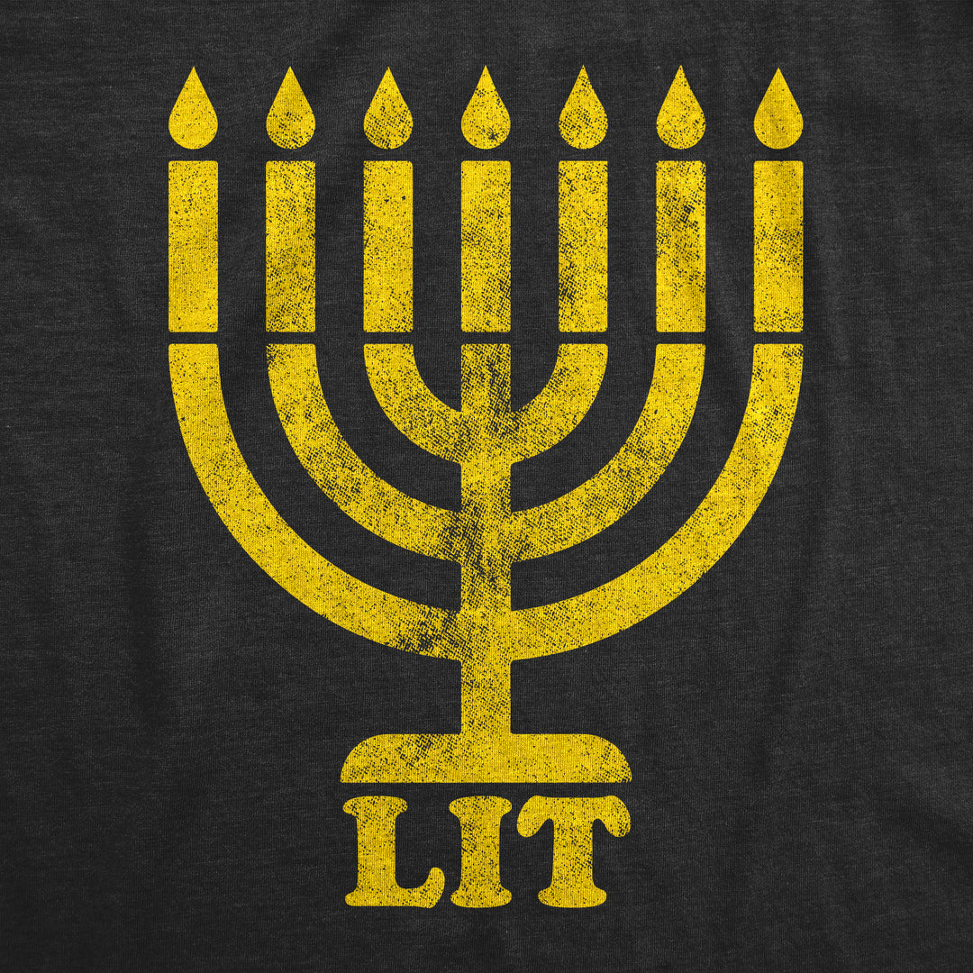 Lit Menorah Women's T Shirt