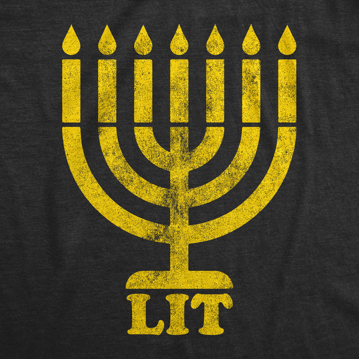 Lit Menorah Women's T Shirt