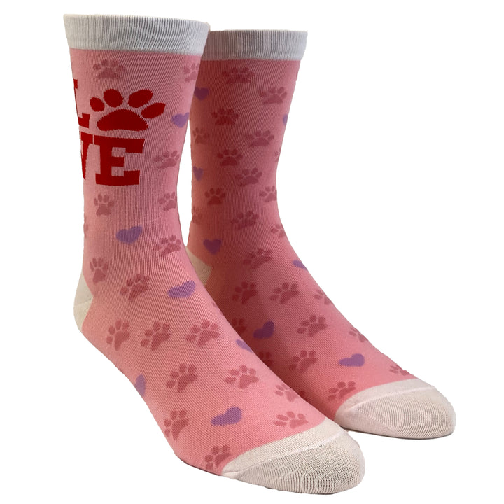 Womens Love Paw Socks