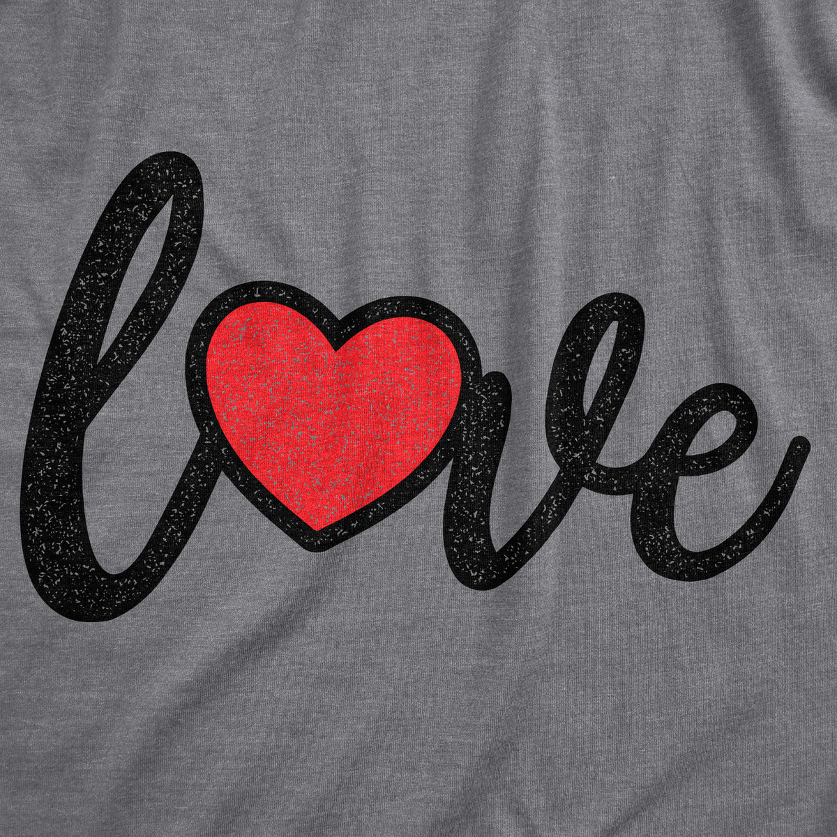 Love Heart Script Women&#39;s T Shirt