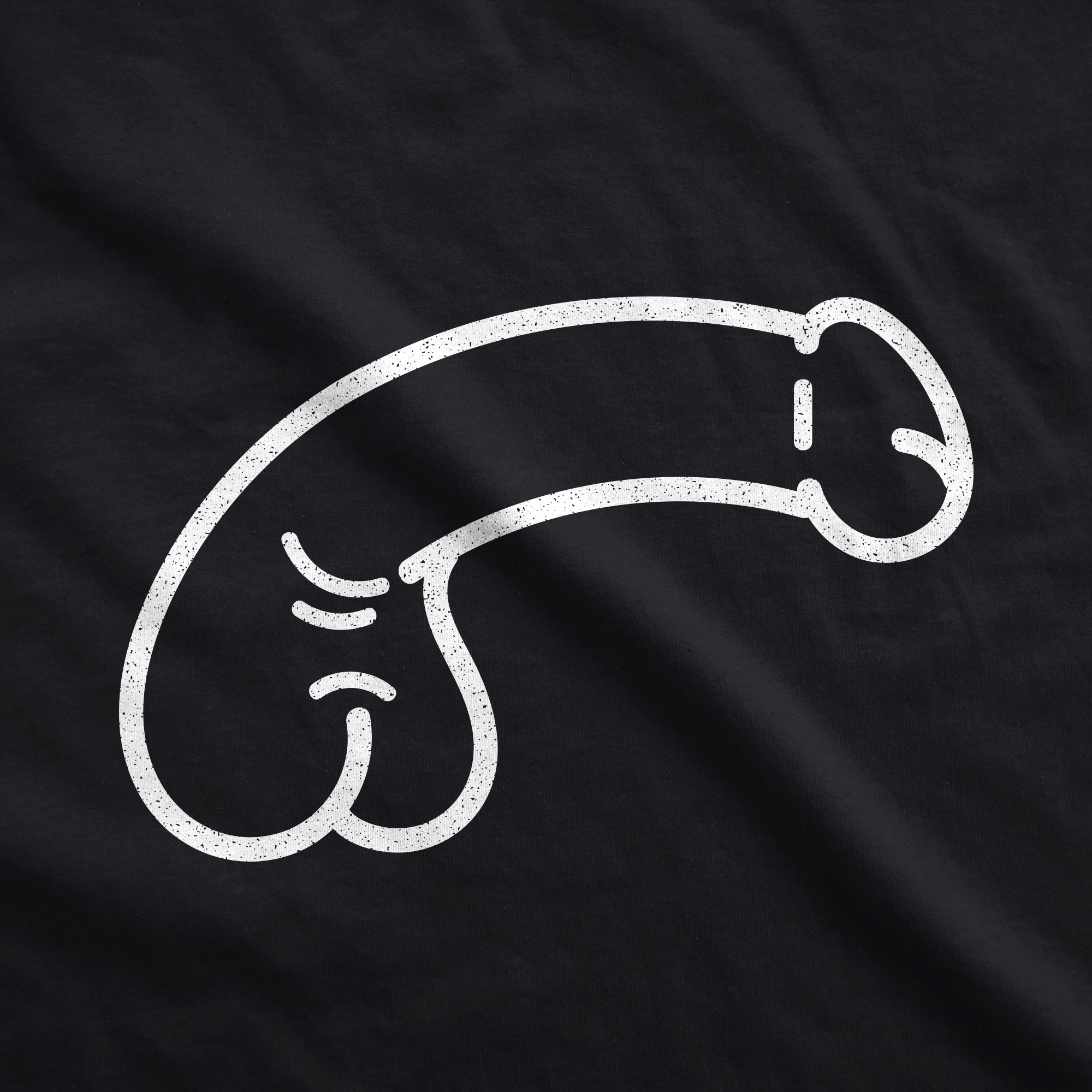 Funny Black Penis Face Mask Nerdy Sex Tee