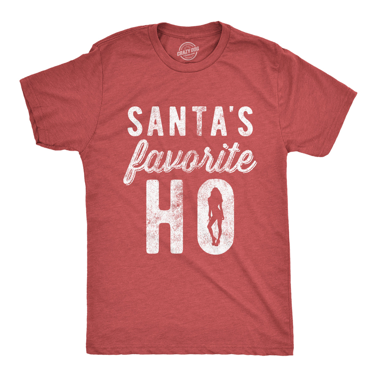Funny Heather Red - Favorite Ho Santa&#39;s Favorite Ho Mens T Shirt Nerdy Christmas Sex Tee