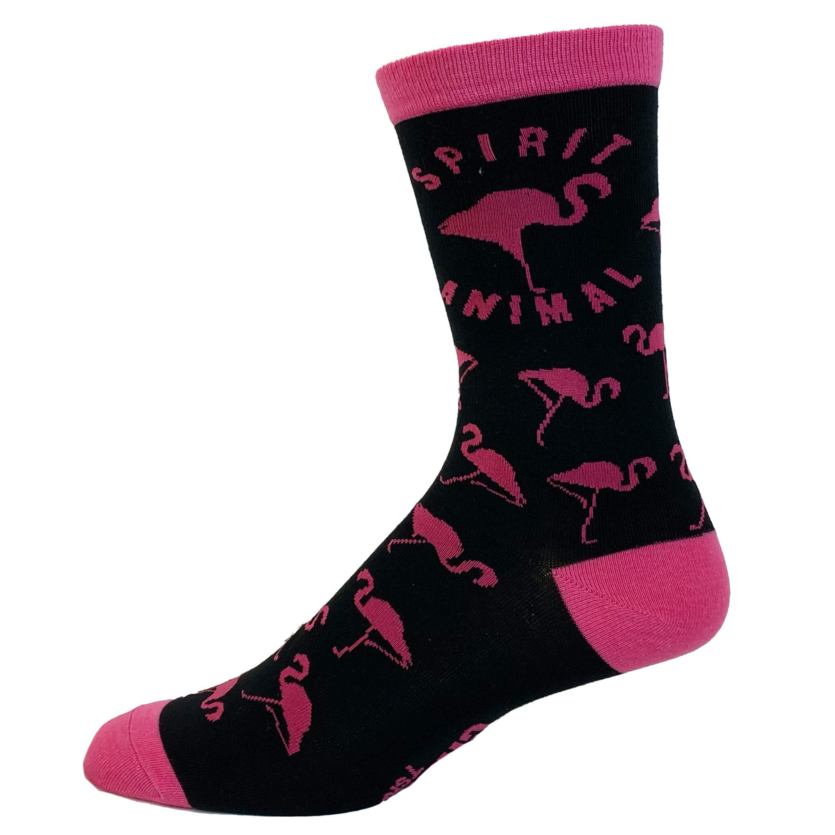 Womens Spirit Animal Flamingo Socks