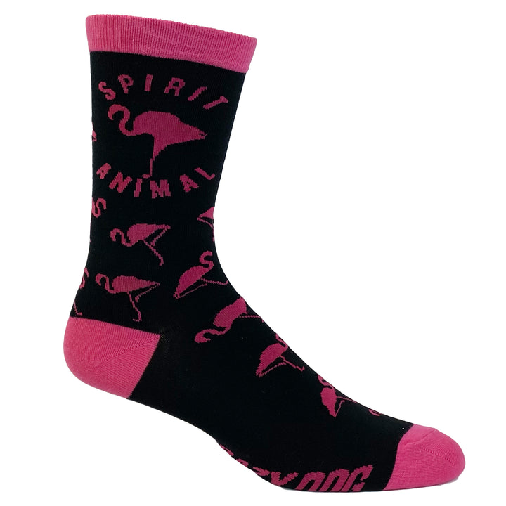 Womens Spirit Animal Flamingo Socks