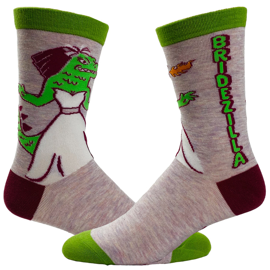 Funny Bridezilla Women's Bridezilla Sock Nerdy Wedding TV & Movies Tee