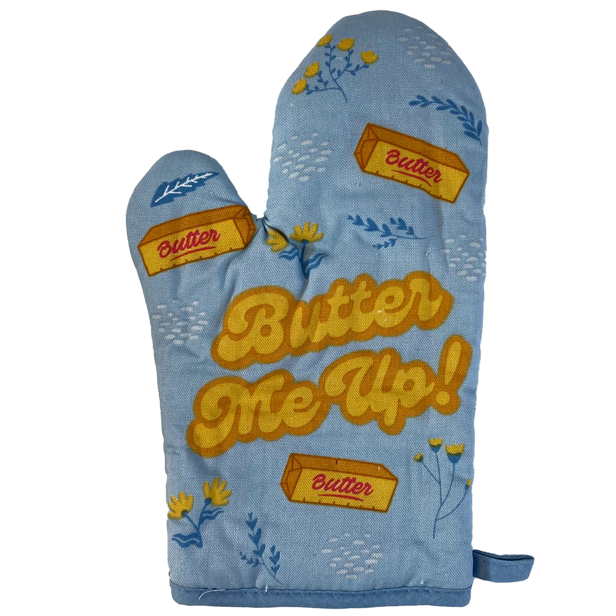 Funny Butter Me Up Food Based Oven Mitt Nerdy Food Tee
