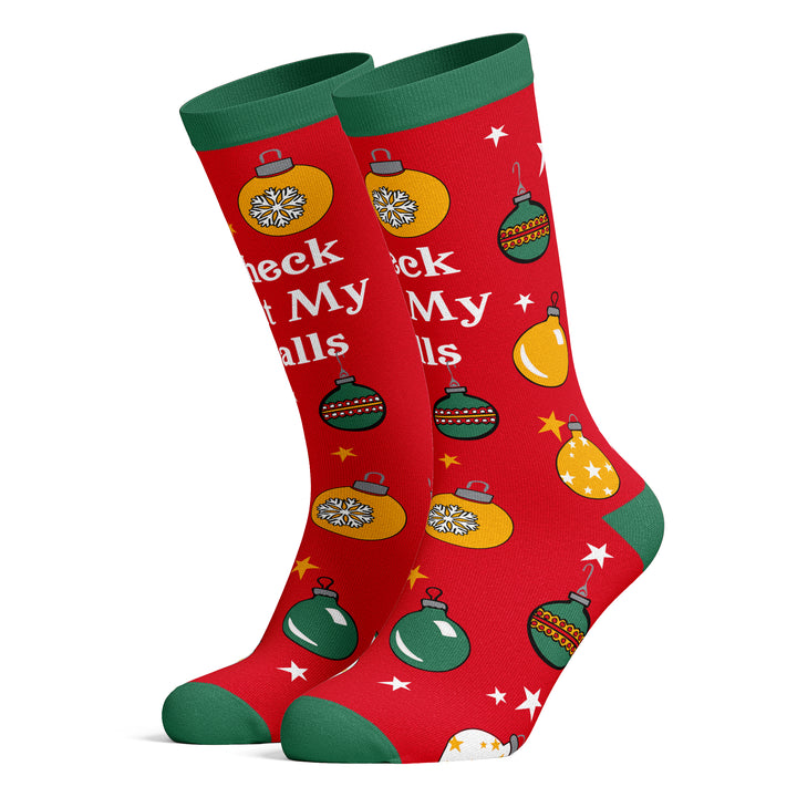 Mens Check Out My Balls Socks