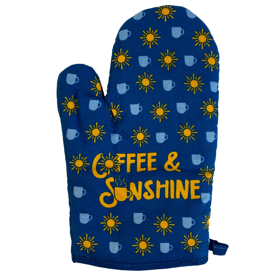 Funny Blue Coffee And Sunshine Nerdy Coffee Motivational Tee