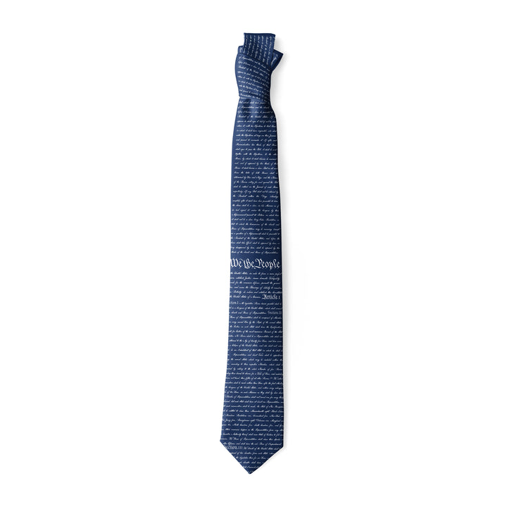 Funny Constitution Constitution Neck Tie Nerdy Fourth Of July Political Tee