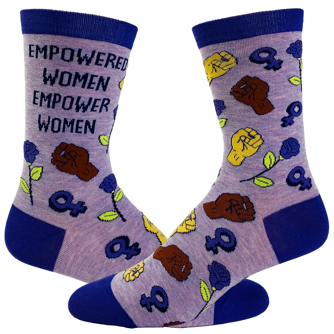 Funny Empowered Women Women's Empowered Women Empower Women Sock Nerdy Political Tee