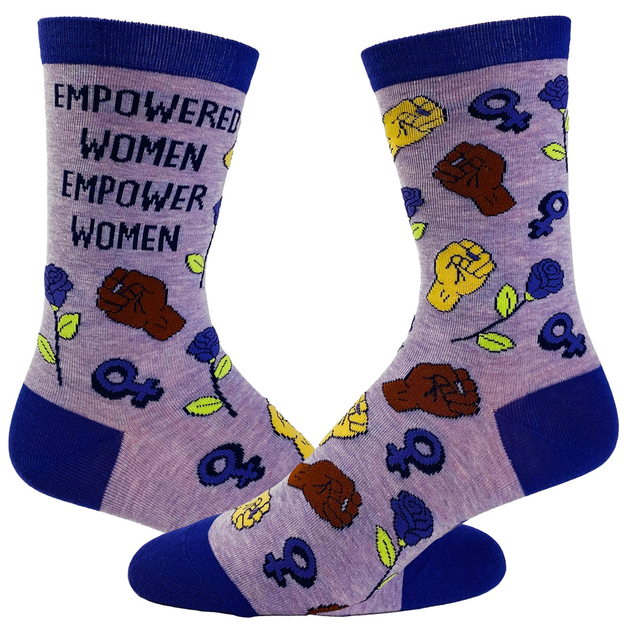 Funny Empowered Women Women's Empowered Women Empower Women Sock Nerdy Political Tee