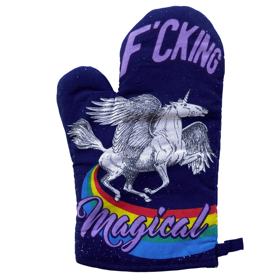 Funny Purple F'Cking Magical Nerdy Unicorn Tee