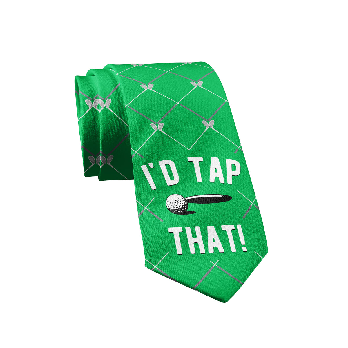 Funny Id Tap That I&#39;d Tap That Neck Tie Nerdy Father&#39;s Day Golf Tee