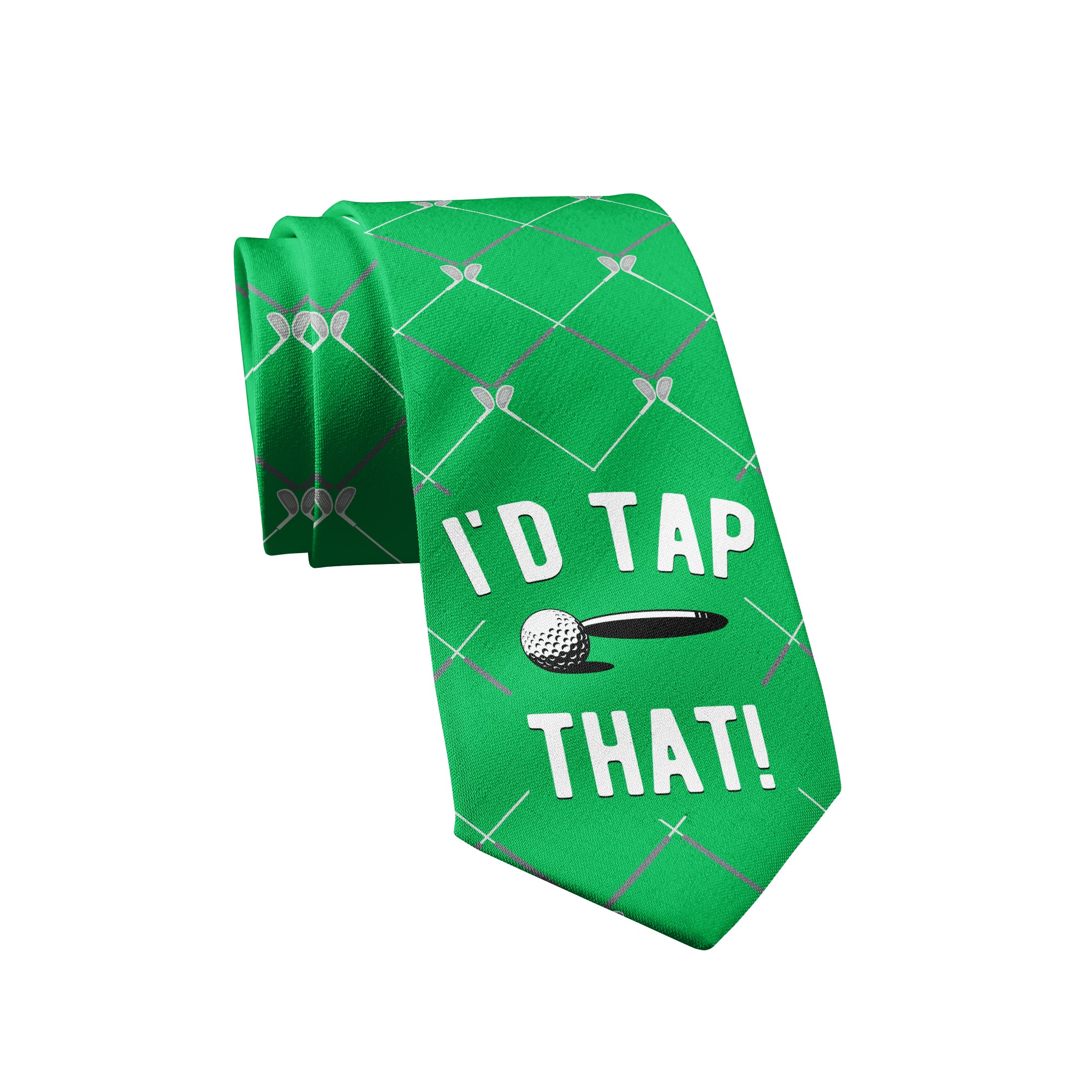 Funny Id Tap That I'd Tap That Neck Tie Nerdy Father's Day Golf Tee