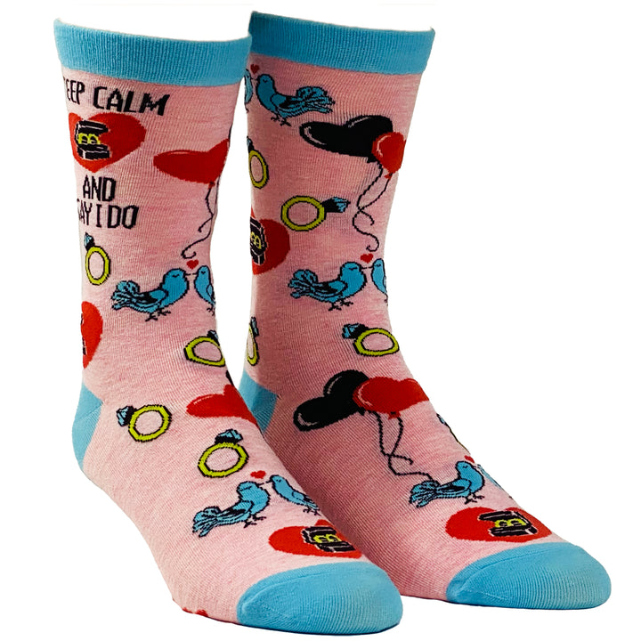 Women's Keep Calm And Say I do Socks
