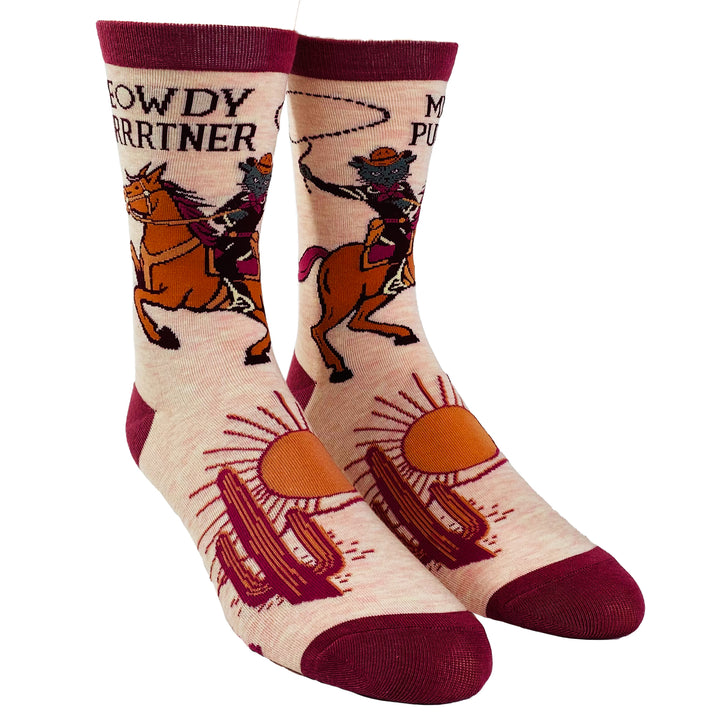 Youth Meowdy Purrtner Socks